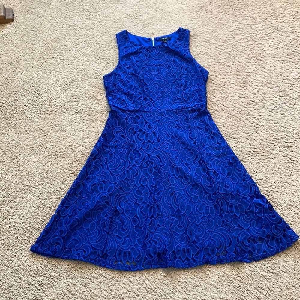 Lace A-line dress